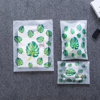 

VOGVIGO Green Palm Leaf Cosmetic Bag Travel Makeup Case Women Zipper Bath Organizer Storage Pouch Bags Toiletry Wash Beauty Kit