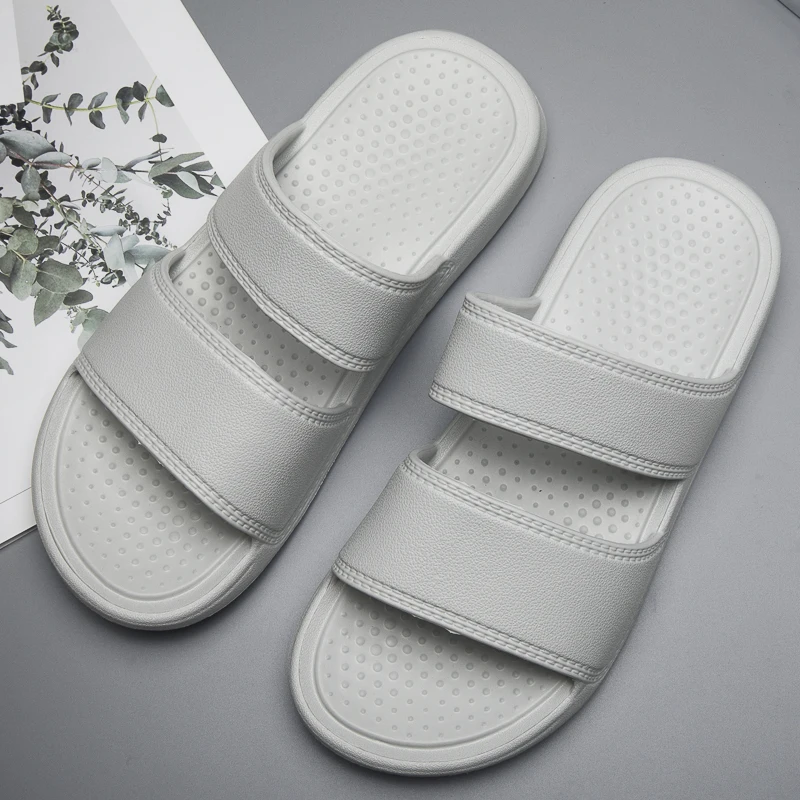

2020 Soft Home Slippers Couple Summer Indoor Skid Proof Bathroom Slippers Sandals Comfortable Men Women Flip Flops Flat Shoes