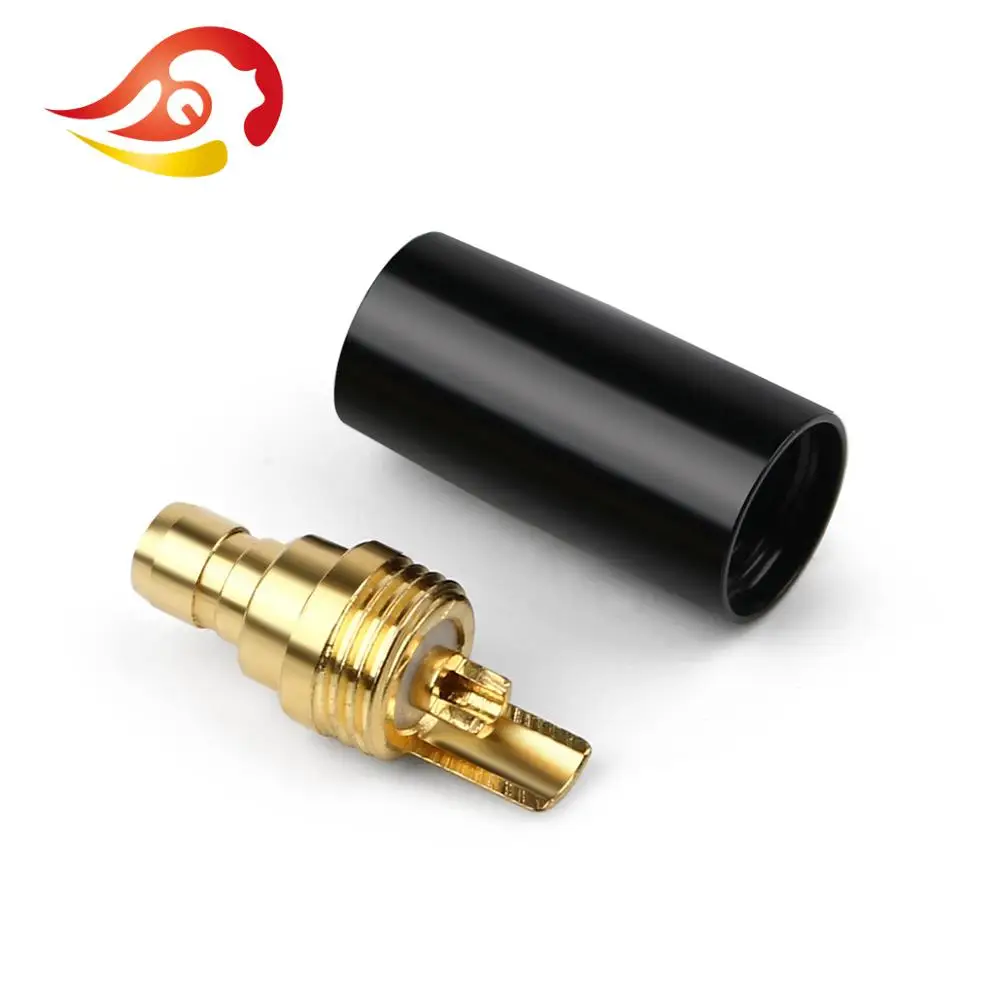 QYFANG Earphone Pin DIY Gold Plated Metal Adapter Audio Jack Upgrade Wire Connector Plug For IE400 Pro IE500 HiFi Headphone