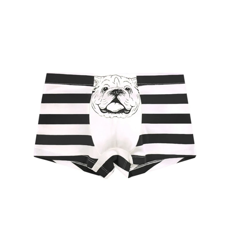 Bebe/1 предмет, нижнее белье детские шорты с героями мультфильмов, трусы-боксеры для маленьких мальчиков, трусы-боксеры в полоску для подростков, От 2 до 10 лет для мальчиков - Цвет: F