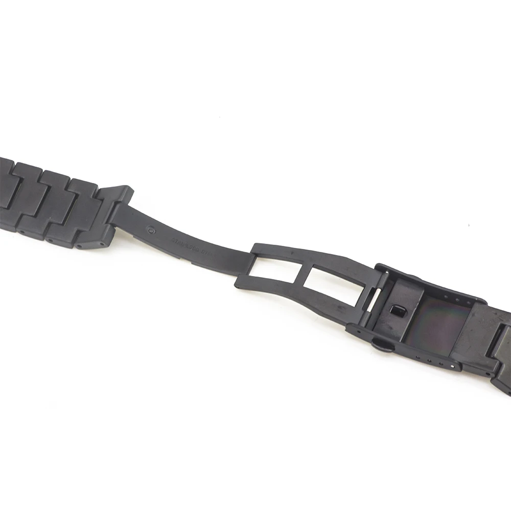 DW5600/5610 Cool/Classic Black Watch Set Modification Watchband Bezel 316L Stainless Steel