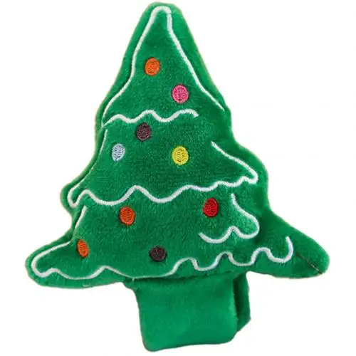 Hot Christmas Santa Deer Tree Shape Pat Circle Bracelet Wristband Party Supplies Children Gift Lightweight Xmas Decoration - Цвет: Tree
