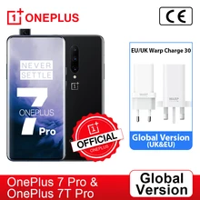 Versione globale OnePlus 7 Pro Snapdragon 855 OnePlus 7T Pro Snapdragon 855 Plus Smartphone Octa Core 6.67 ''AMOLED 48MP Triple