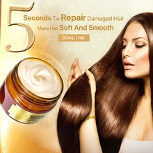 60 мл маска для волос кондиционер глубокий увлажняющий Восстанавливающий мягкий и удобный питающий масло для волос для всех типов волос уход за волосами