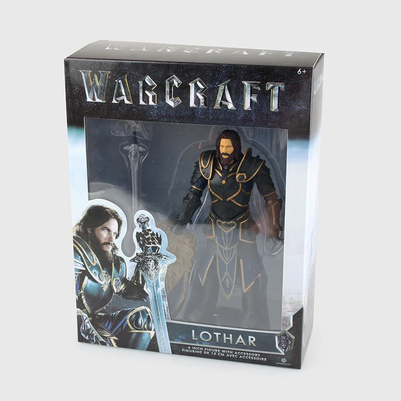 Диффузный отличный аниме World of Warcraft фильм версия Lothar в штучной упаковке модель гаража комплект