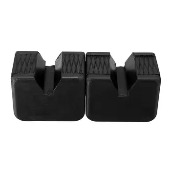 

Universal Auto Slotted Frame Rail Floor Jack Guard Adapters Lift Rubber Pad