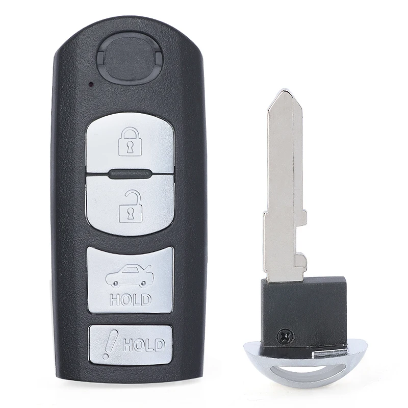 KEYECU FSK 315 МГц ID49 чип WAZSKE13D01 WAZSKE13D02 Замена 4 кнопки дистанционный смарт ключ брелок