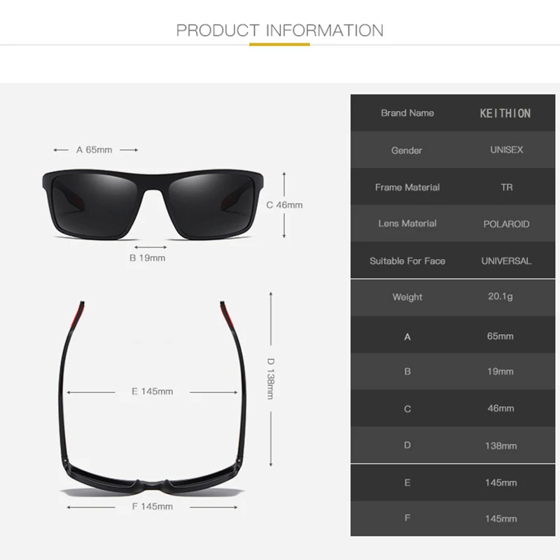 KEITHION новые модные благородные солнцезащитные очки для мужчин и женщин легкие и удобные поляризованные солнцезащитные очки для унисекс UV400