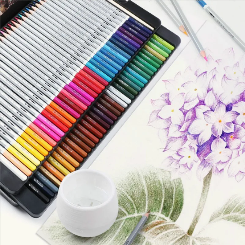 Цветной акварельный карандаш Deli Cyan De Colores для рисования инструмент лазурит