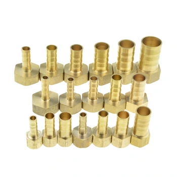 

Brass Hose Fitting 4mm 6mm 8mm 10mm 19mm Barb Tail 1/8" 1/4" 1/2" 3/8" BSP Female Thread Copper Connector Joint Coupler Adapter
