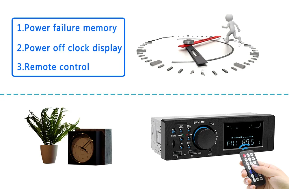 Автомобильный MP3-плеер один 1Din Bluetooth стерео аудио Авторадио Музыка FM радио USB TF AUX головное устройство