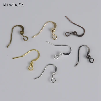 

100Pcs/Lot 19*18mm DIY Earring Findings Twist Ear Wires Hooks Clasps Earrings Accessories For Jewelry Making Supplies