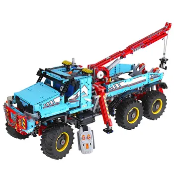 

SFexpress Technic Series The Ultimate All Terrain 6X6 RC Truck Set 20056 Building Blocks Bricks remote car Model 42070 boys Toys