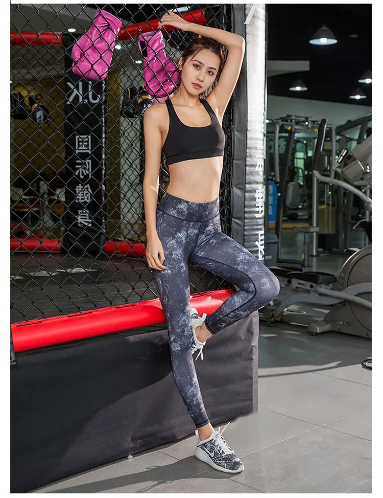 The new cross-back sports vest belt sexy shock-proof air gathering non-steel ring bra vest