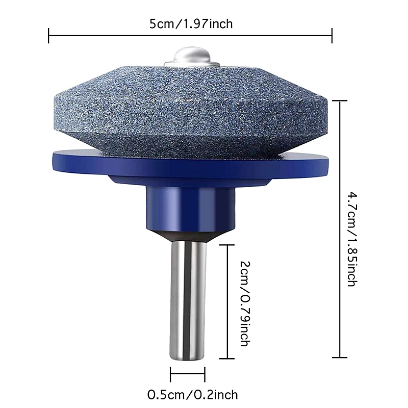 Шлифовальная дрель точилка газонокосилка более быстрые роторные лезвия сверла точилка шлифовальный инструмент садовая газонокосилка запчасти Синий
