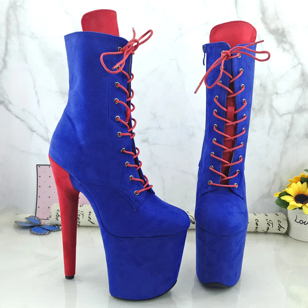 colorful platform boots