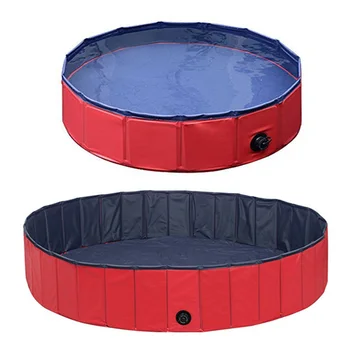 

Foldable Pet Bathtub Swimming Pool Collapsible Dogs Cats Wash Bathing Tub