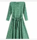 Женское элегантное платье-рубашка с принтом, vestidos, с бантом, с поясом, длинное платье, женское осеннее повседневное тонкое ТРАПЕЦИЕВИДНОЕ, шикарное платье, DS2738 - Цвет: as pic DS2738CBRL