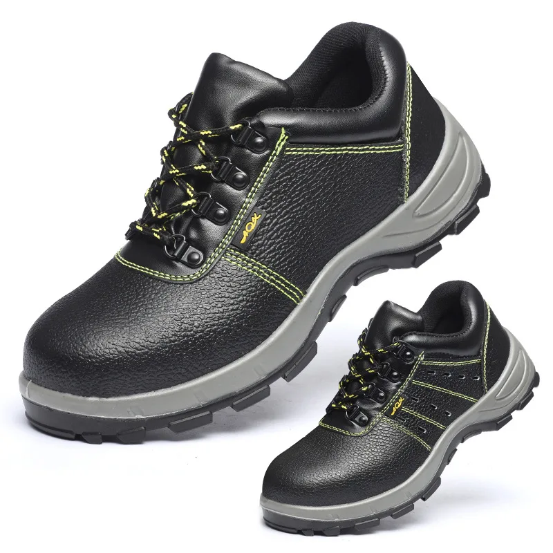 

Safety Shoes Anti-smashing And Anti-penetration Steel Head Wear-Resistant Work Lightweight Breathable Summer Work Site Shoes Fac