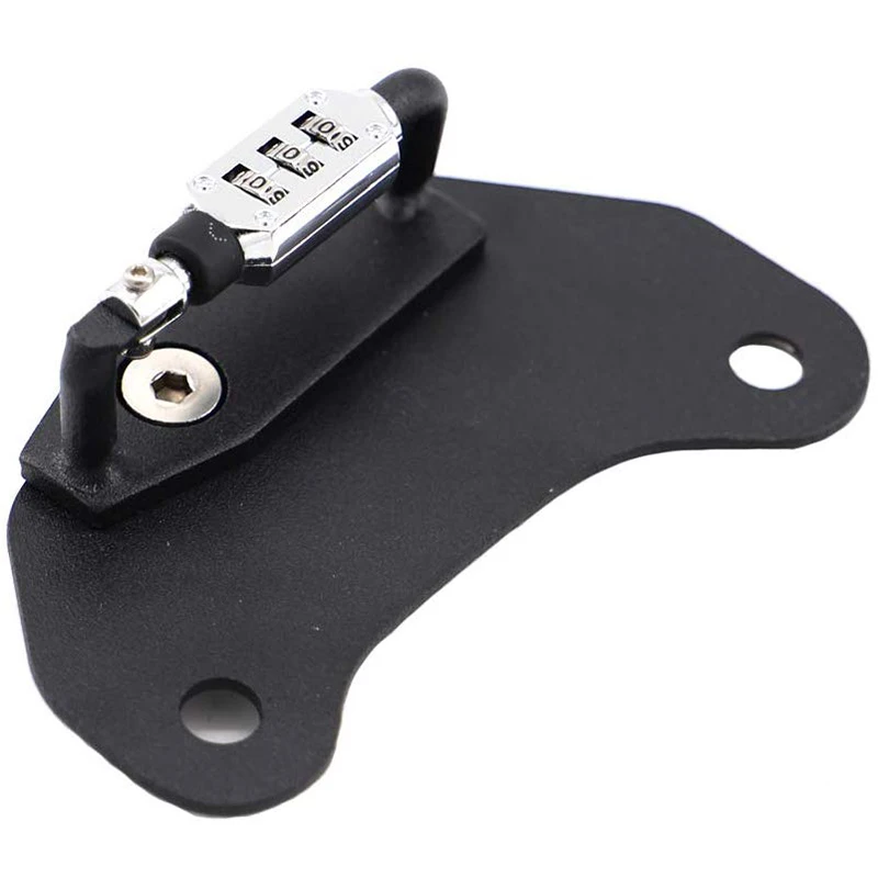 

Motorcycle Helmet Lock Password Mount Hook Black Side Anti-Theft Security Fits for Indian Scout Sixty 2015 2016 2017 2018 2019