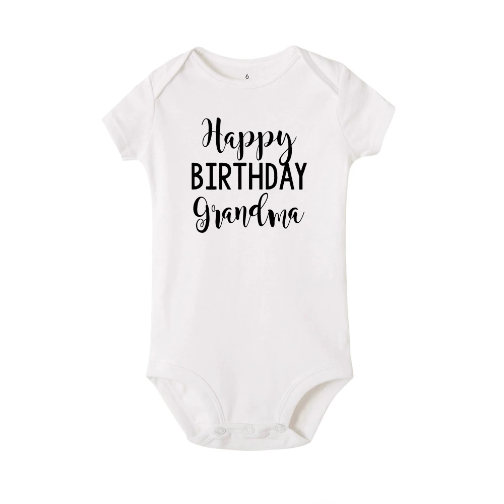 Детское боди с надписью Happy Birthday|Боди для малышек| |