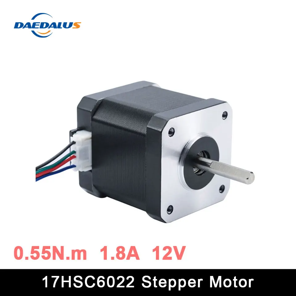 17HS-C6022 Nema17 шагового двигателя 42 двигатель Nema 17 двигателя 0.55N.m 1.8A мотор 2 Фаза ЧПУ XYZ 3d принтер двигателя для гравер машина