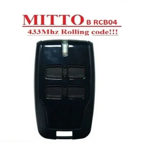 

Mitto 4 B RCB04 Button 433.92MHz Remote MITTO 2 B RCB 02 R1 2CH 433mhz Remote Control Transmitter Garage Gate Opener
