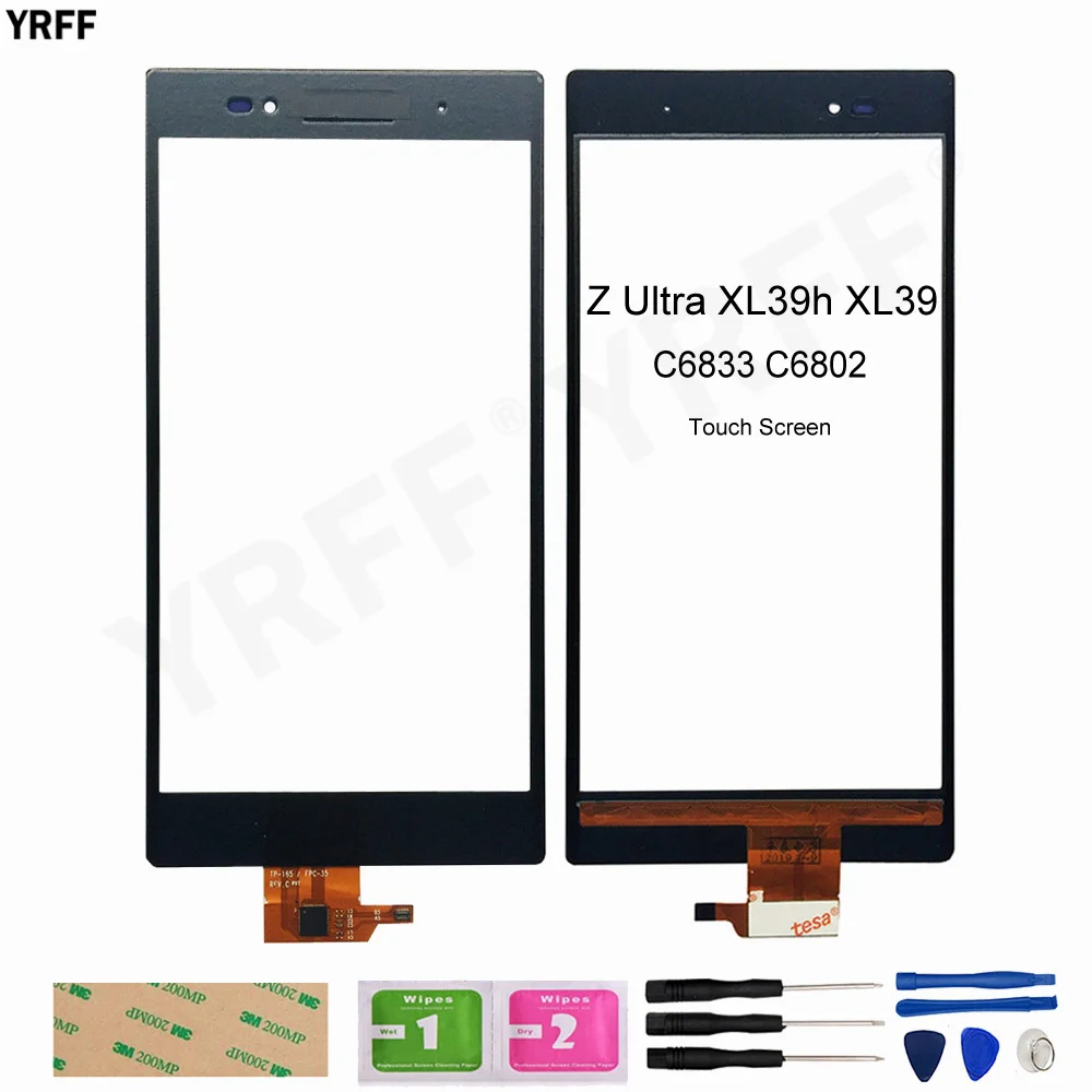 Переднее внешнее стекло Сенсорная панель сенсор для Sony Xperia Z Ultra XL39h XL39 C6802 C6806 C6833