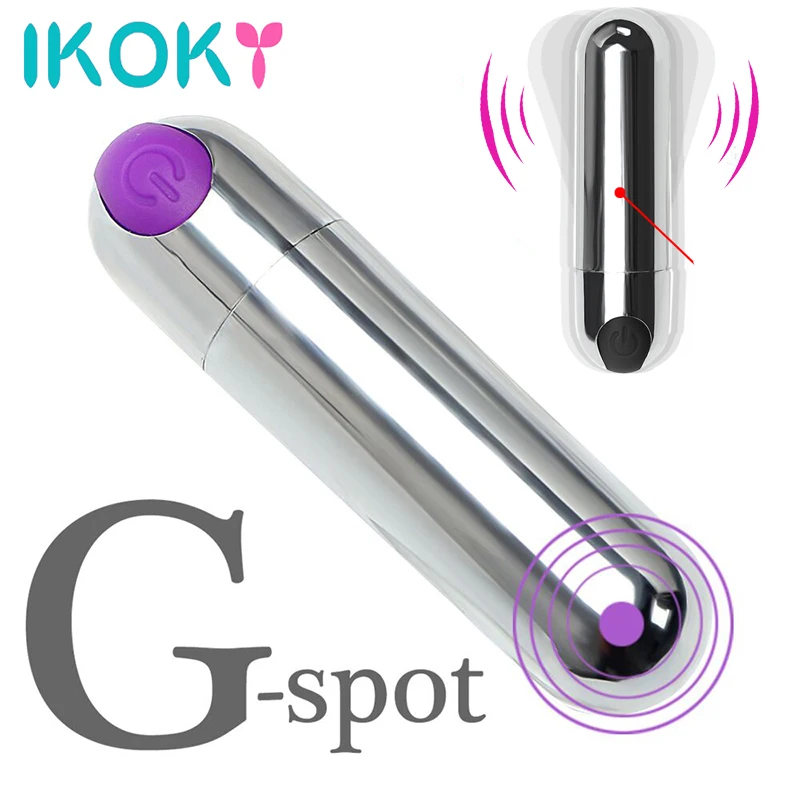 IKOKY мощный 10 скоростной Вибратор пуля секс игрушки для женщин сильная вибрация