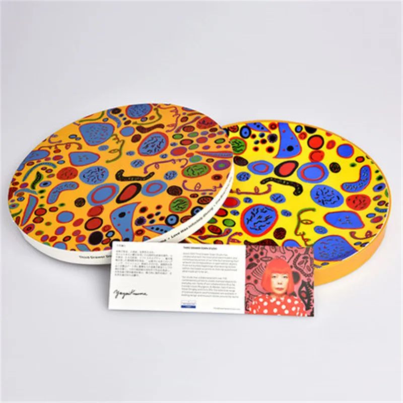 Современная тарелка Yayoi Kusama для украшения дома, креативная тарелка для гостиной, винный шкаф, украшение, бизнес-подарок M3804