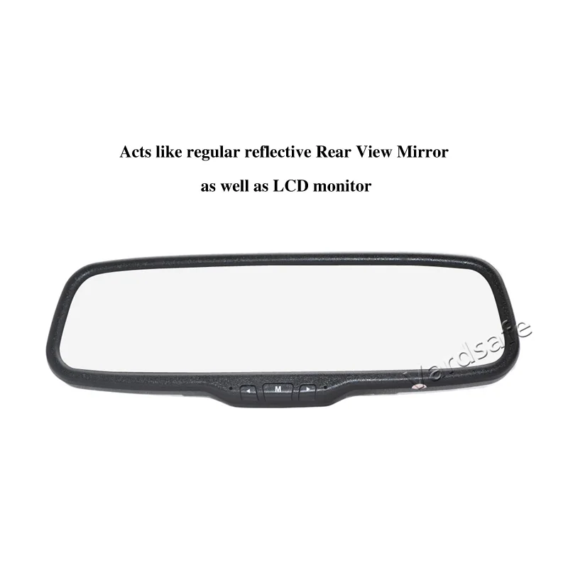 Vardsafe VS528 clip on rear view screen for car