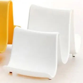 

Creative Wave Design Portable Plastic Pot Pan Shelf Cover Lid Ladle Organizer Stand Holder Rack Kitchen Tool