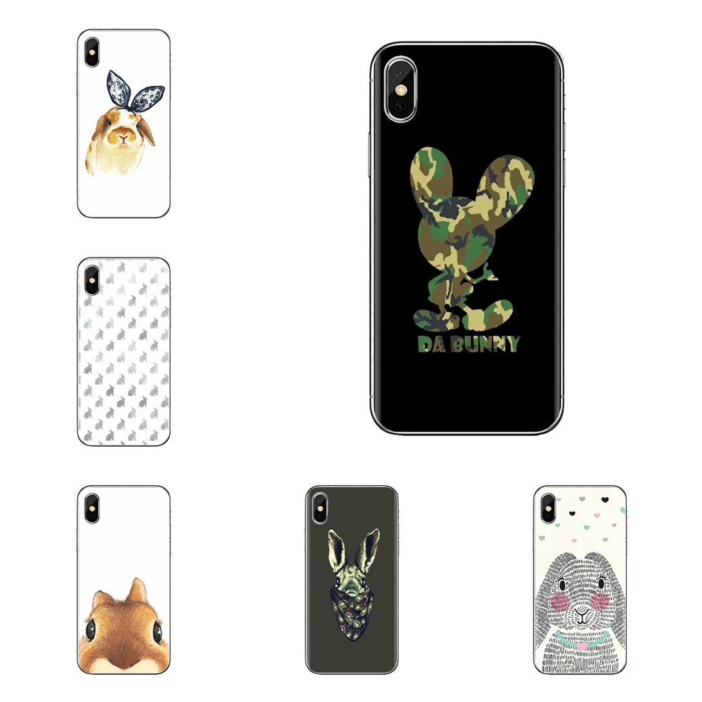 Silicone Bag Case Dangerous Bunny Camo Flower For Huawei G7 G8 P7 P8 P9 Lite Honor 4C 5X 5C 6X Mate 7 8 9 Y3 Y5 Y6 II 2 Pro 2017 |