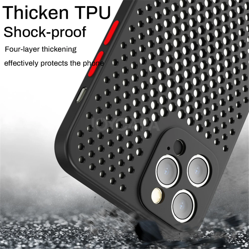 Breathable Cooling Soft Silicone Phone Case