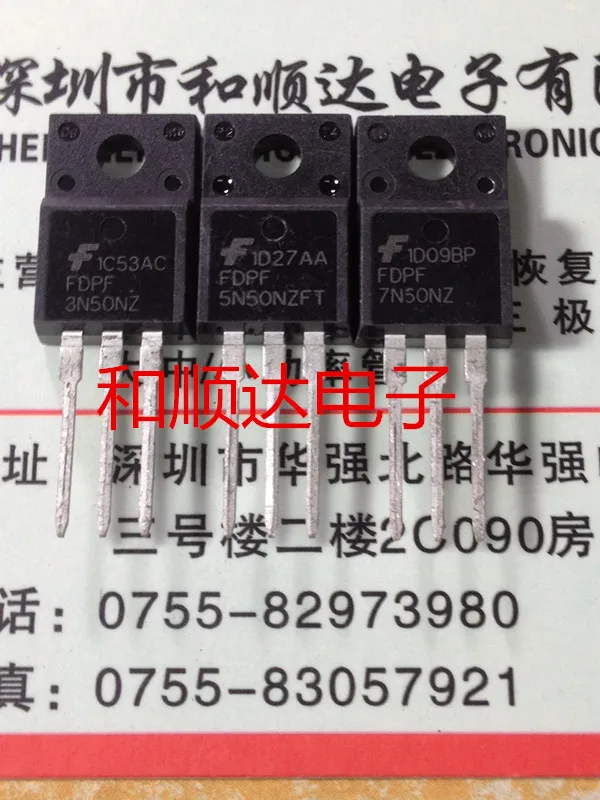 5pcs FDPF3N50NZ FDPF5N50NZFT FDPF7N50NZ | Обустройство дома
