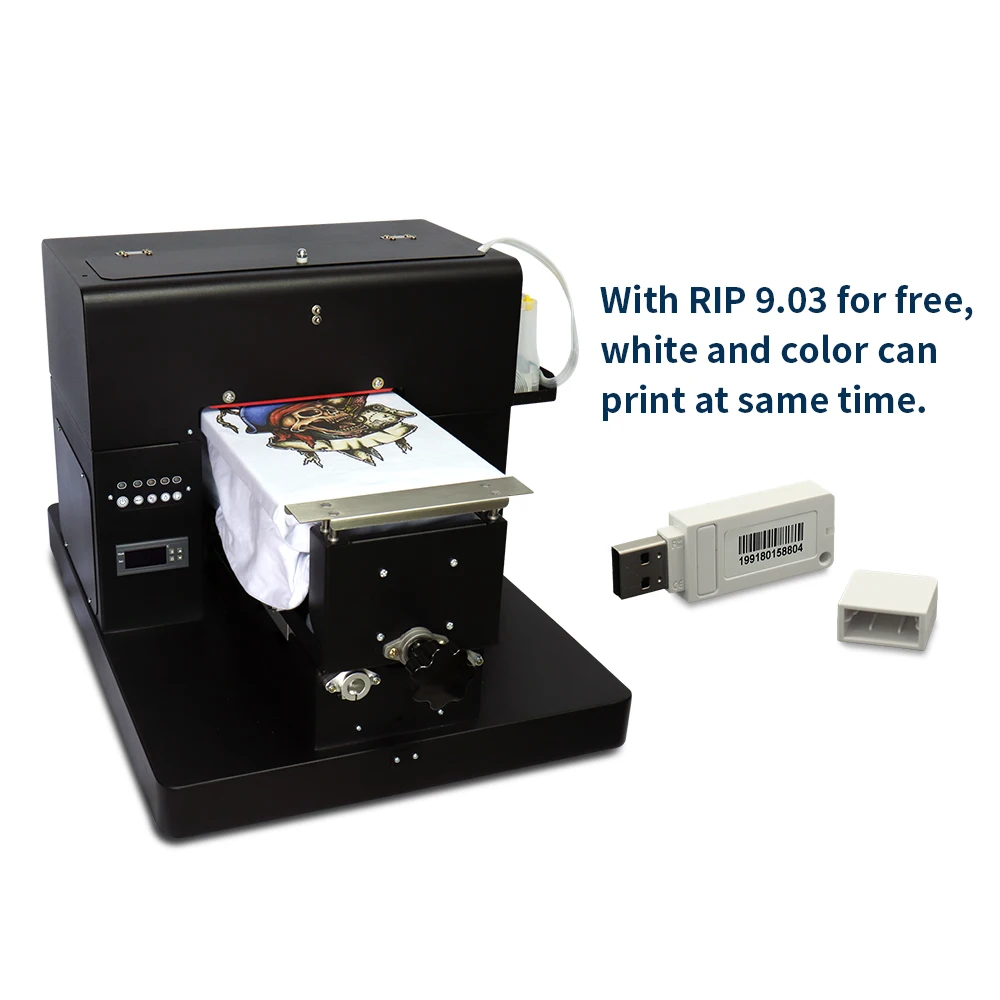 Планшетный принтер формата А4 для печати футболок печатная машина цифровой DTG