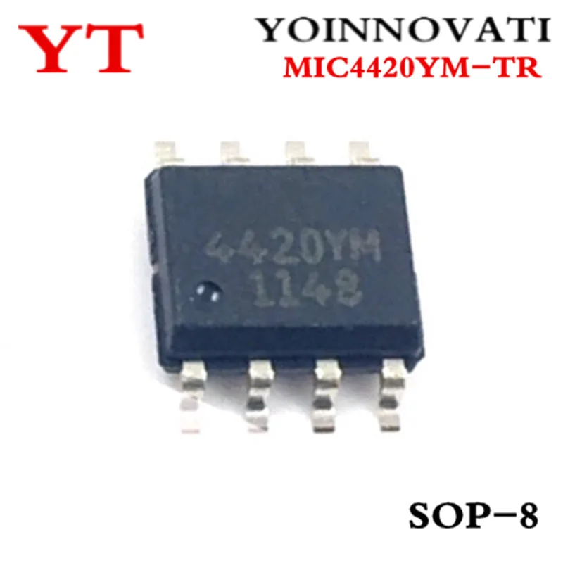10pcs/lot MIC4420YM MIC4420YM-TR 4420 DRIVER MOSFET 6A LS 8-SOIC IC Best quality. | Электронные компоненты и