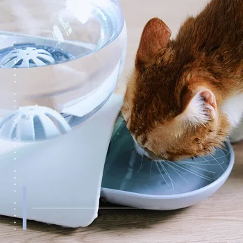 

Pet Cat Dog Feeder Fountain Bubble Automatic Cats Water Fountain Large Drinking Bowl For Cat Pets Water Dispenser No Electricity