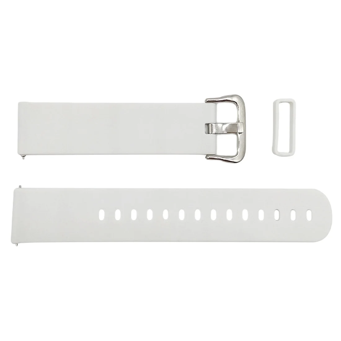 Силиконовый ремешок 20 мм для xiaomi Huami Amazfit bip BIT PACE Lite, Молодежные умные часы, чистый цвет, сменный ремешок - Цвет ремешка: white