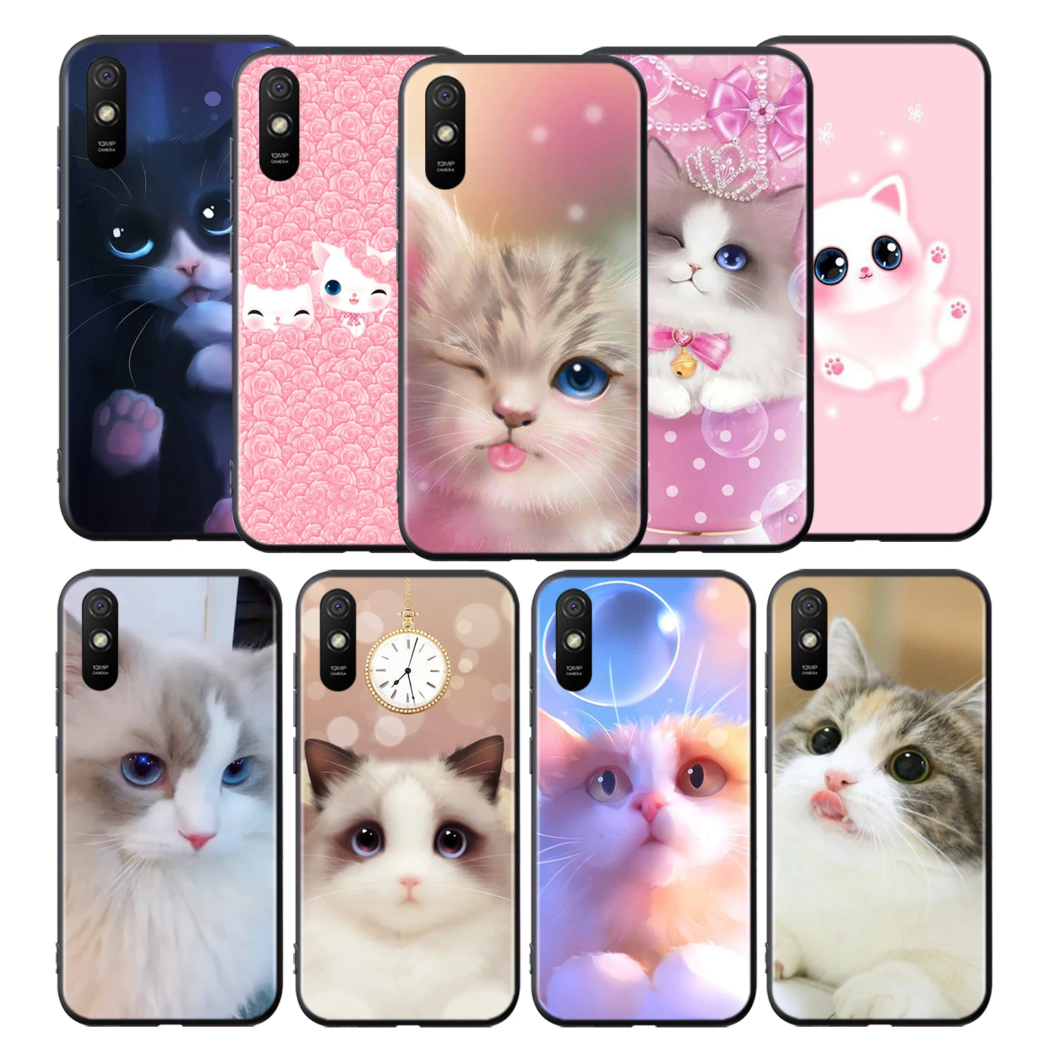 Силиконовый чехол для Xiaomi Redmi 9 9T 9C 8 7 6 Pro 9AT 9A 8A 7A 6A S2 5 5A 4X Plus | Мобильные телефоны и
