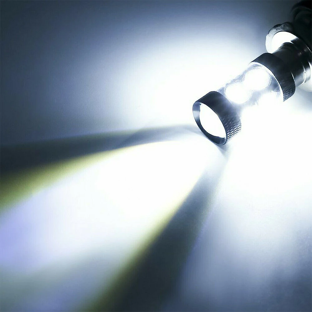 2pcs P15D H6 LED Motorcycle Bike Moped Scooter ATV Headlight Bulb White 6000K Motorbike DRl Daytime Light For Yamaha