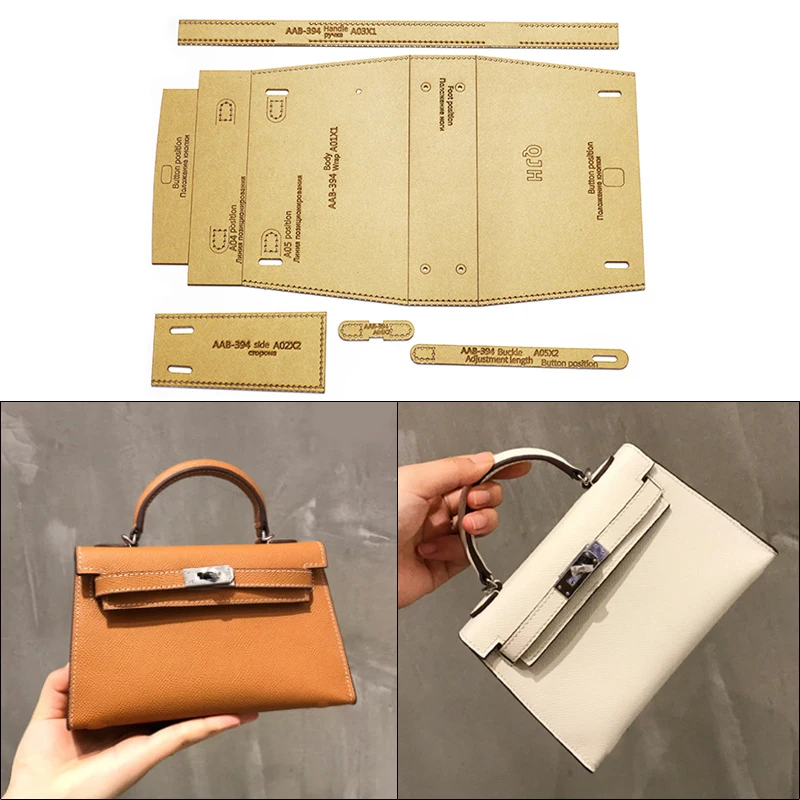 Leather Pattern DIY Designs Bag Paper Sweing Template Drawing Tools 9012 