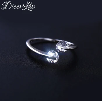 

Summer Beach Vacation 925 Sterling Silver Crystal Beads Ball Ring For Women Boho Knuckle Rings Boho New Charming Jewelry