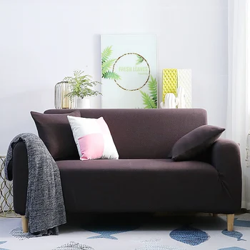 

2020 Hot Sale Brown Yellow Sofa Cover 360-Degree Package Available For Different Shape Sofa L-Style Sofa Available In All Season