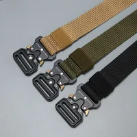 Men's Belt Outdoor Hunting Tactics Belt Multi functional Buckle Nylon Belt High Quality Marine Corps Canvas Belt - Image 2
