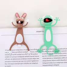 3D стерео мультфильм милые животные закладки Милая кошка, кролик Забавный студенческий подарок для детей