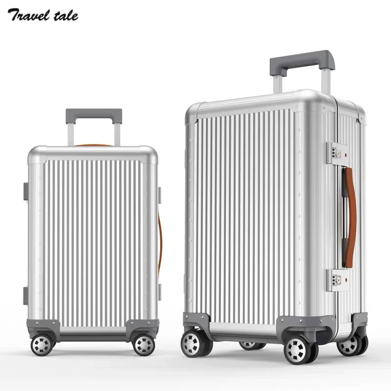 Carrylove 1" 22" 2" дюймов Роскошный Алюминиевый Чемодан для переноски на колесиках
