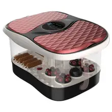 Двойная ванна для ног, автоматическая электрическая массажная нагревательная пена для ног, массажная машина для ног, интеллектуальная постоянная температура