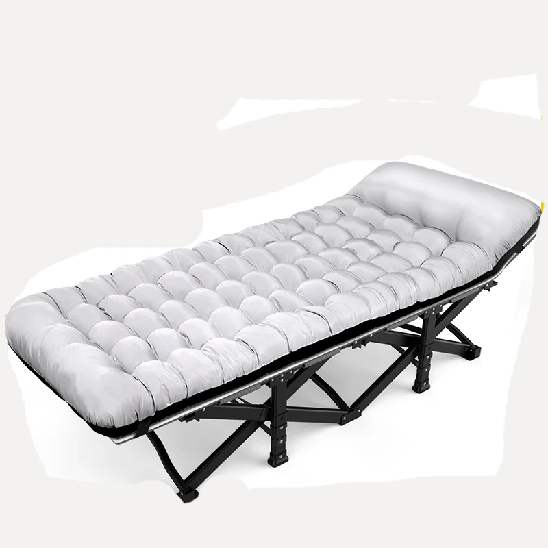 

Single Lunch Break Nap Folding Bed Home Simple Portable Adult Marching Accompanying Bed Office Recliner