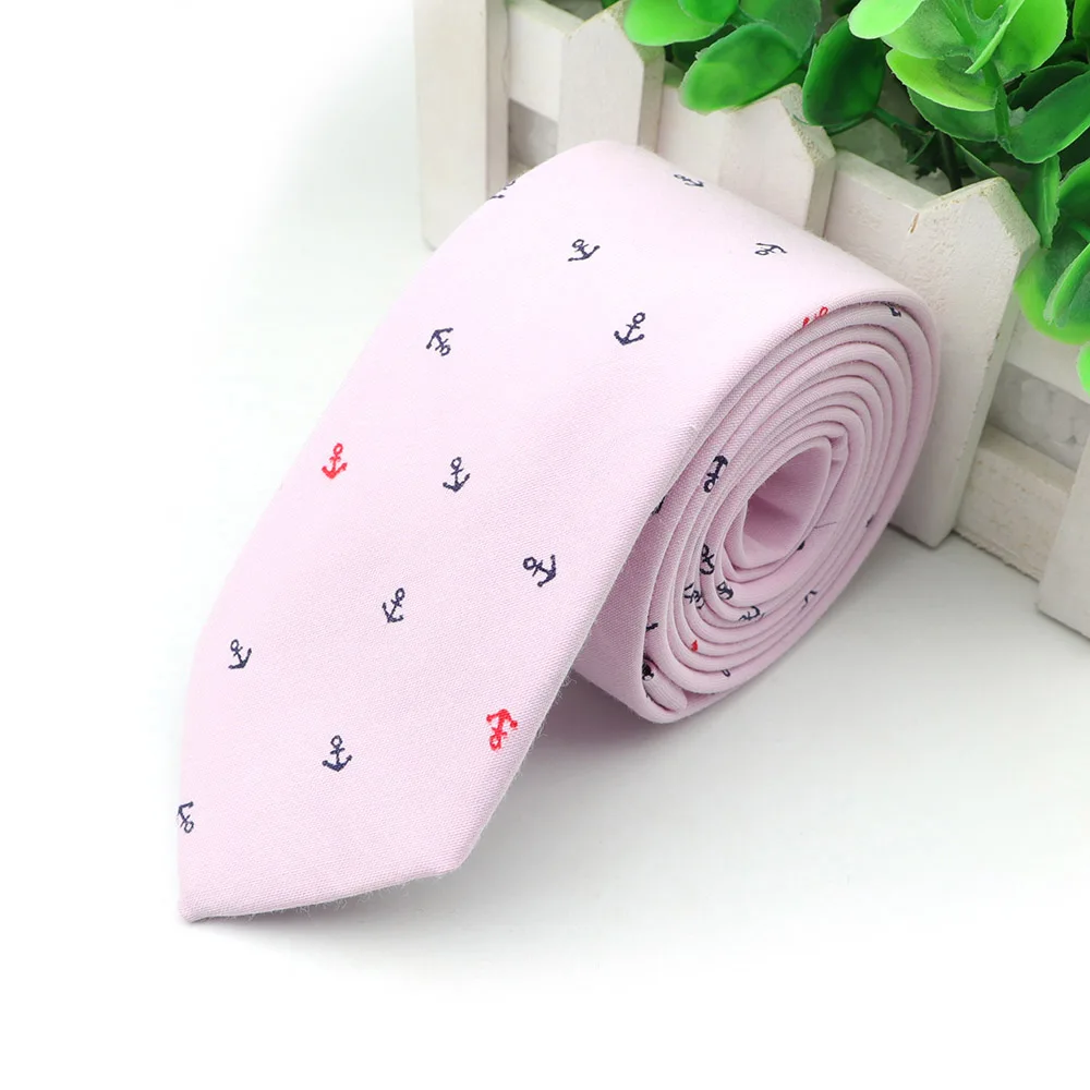 Хлопковый галстук с цветочным рисунком, мужской модный узкий галстук 6 см, цветочный узор в клетку Пейсли для свадебной вечеринки, повседневные аксессуары, подарок - Цвет: 5